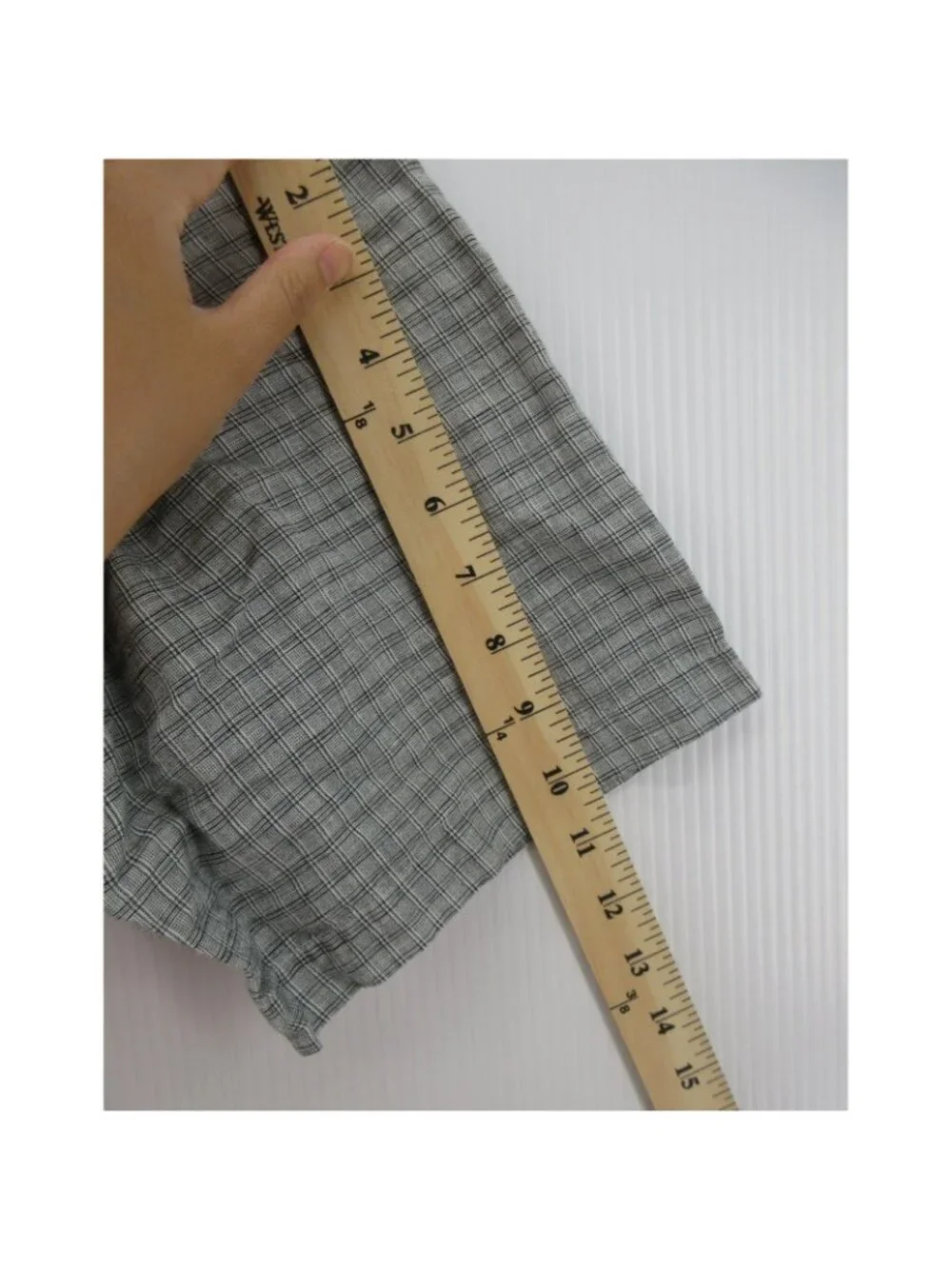VGT Polo Ralph Lauren Golf Shirt XL Clayton Linen Blend Button Up Plaid